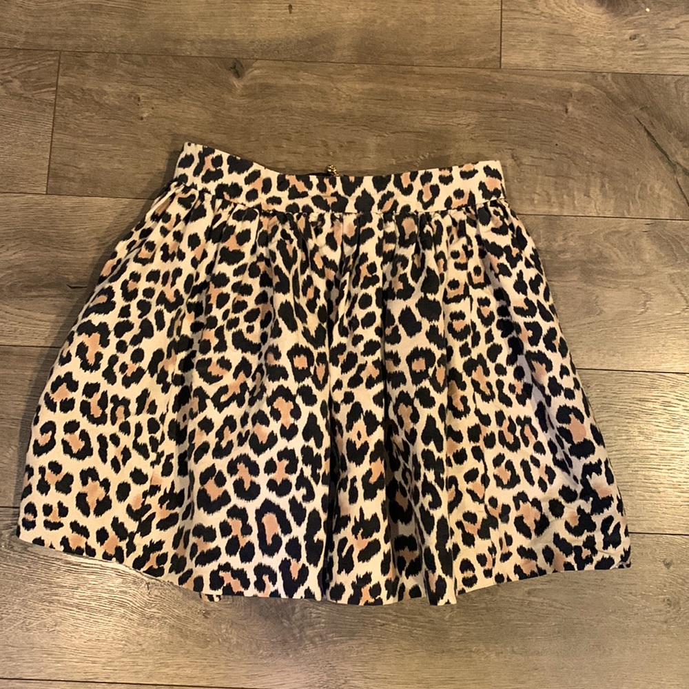 Kate Spade ♠️ Shirt skirt , leopard with pockets